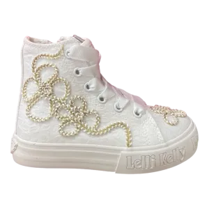 Sneakers da bambina zahra bianco Cod: LKED4170