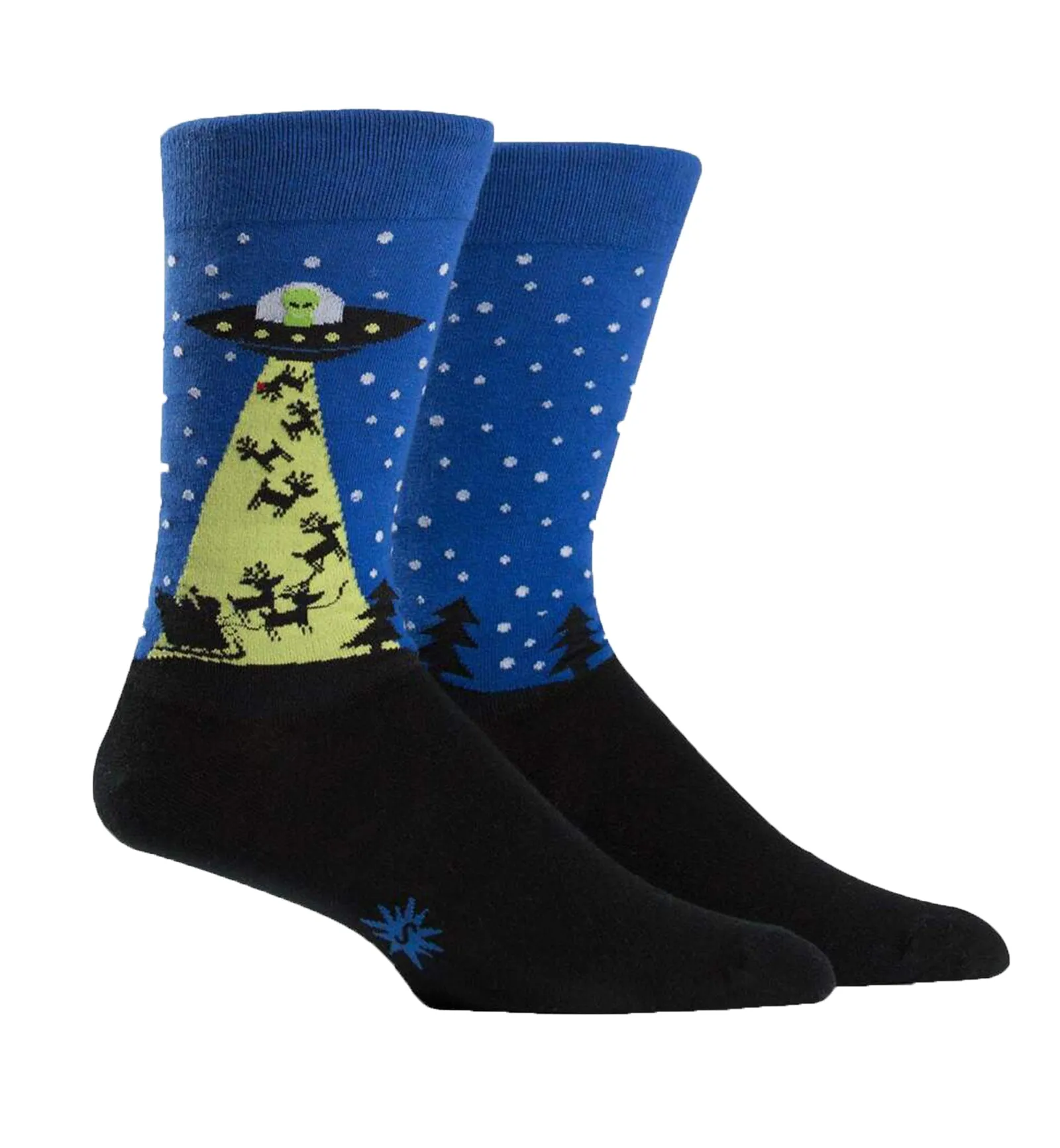 SOCK it to me Men's Crew Socks (Prints) - The Alien Who Stole Christmas