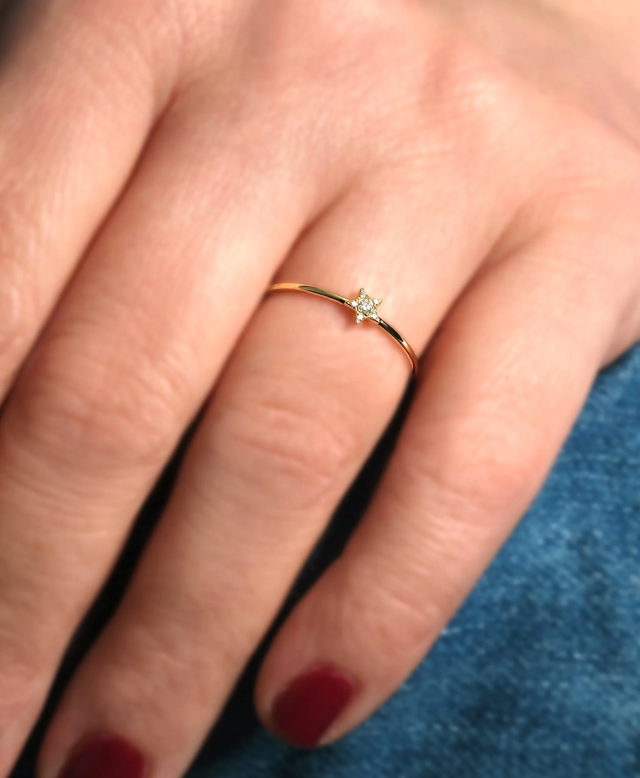 Starry Messenger Gold Ring