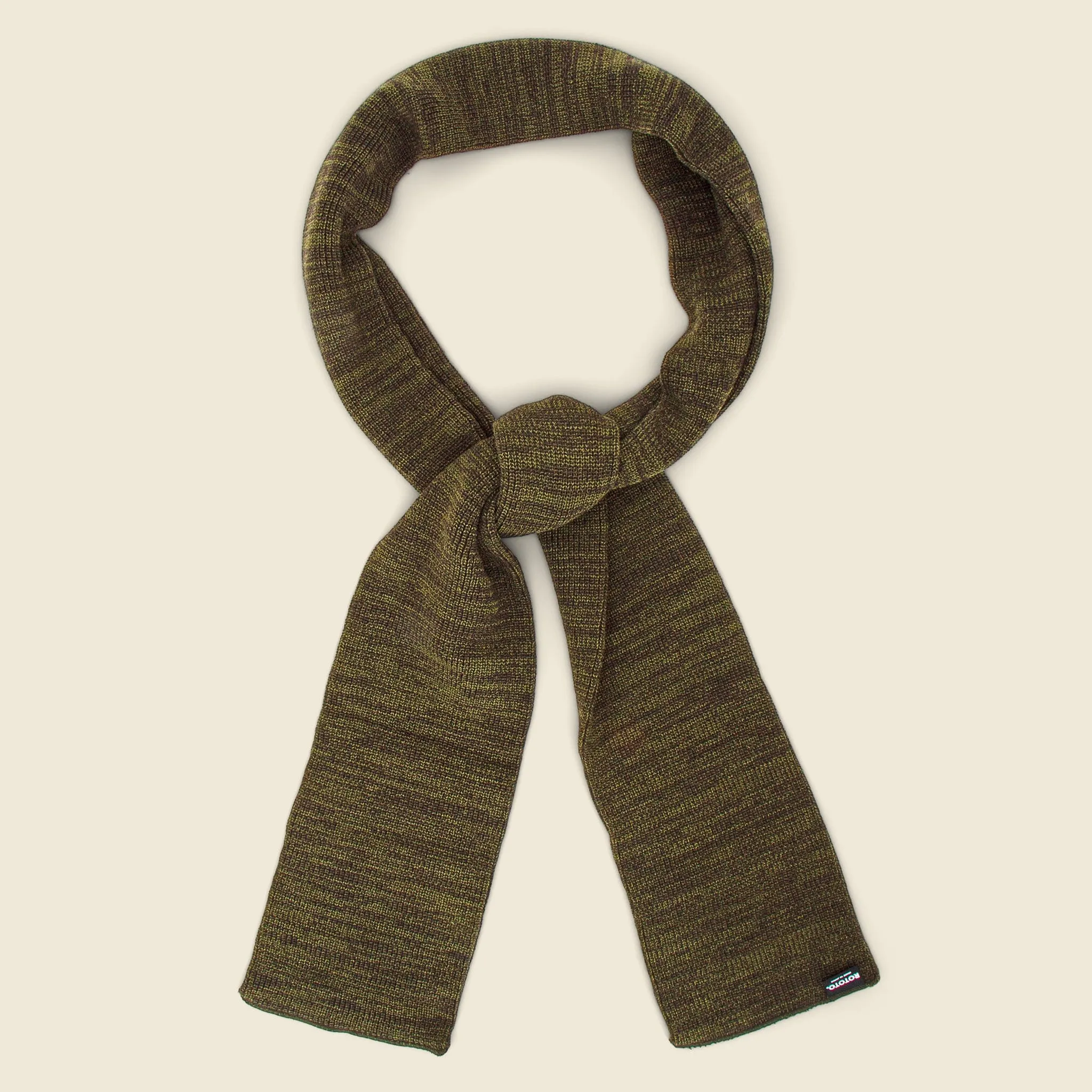 Stole Sock Scarf - Olive/Charcoal