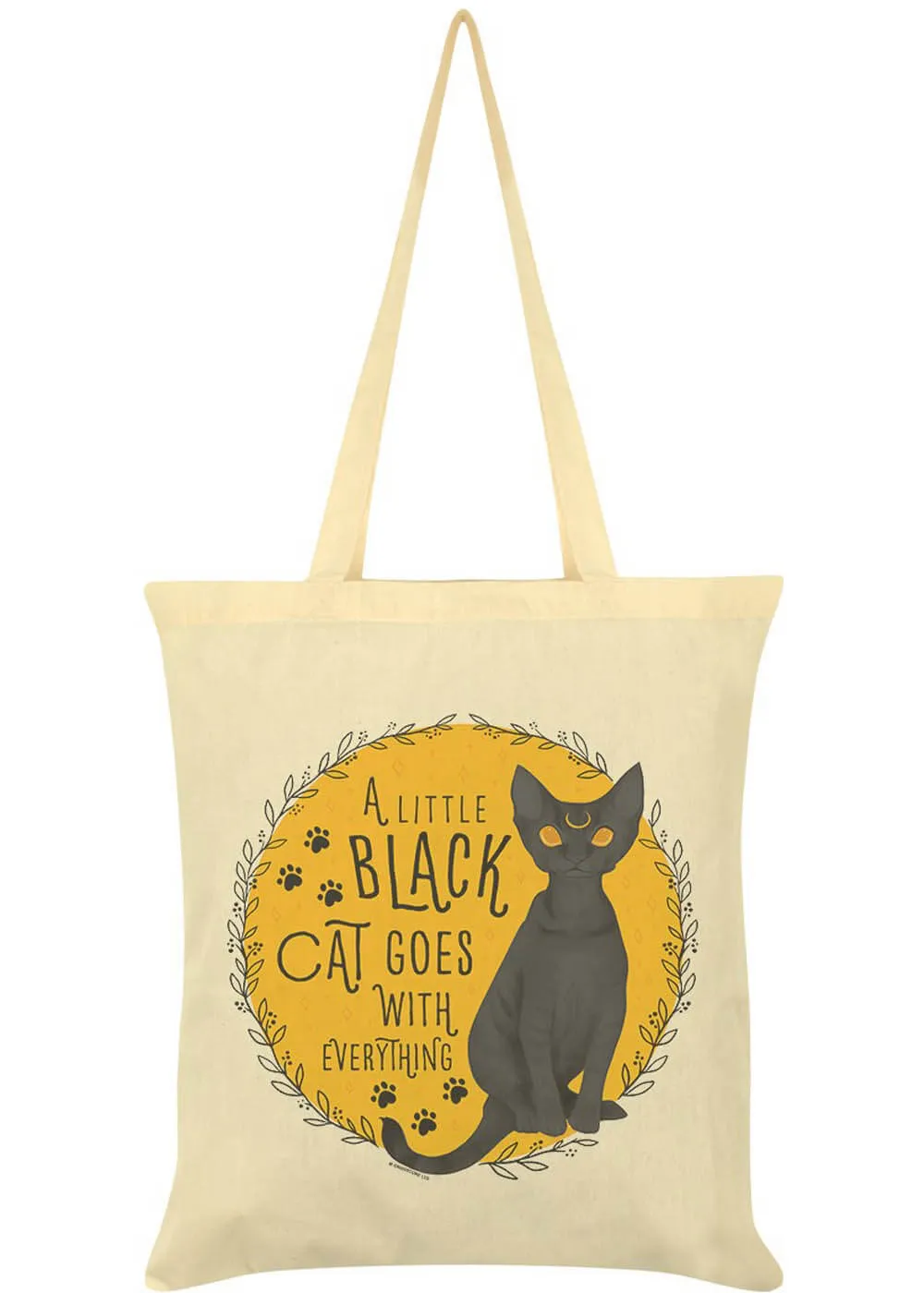 Succubus Gifts A Little Black Cat Totebag Cream