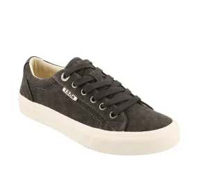 Taos Womens Plim Soul Lace Sneakers- Charcoal Canvas Wash