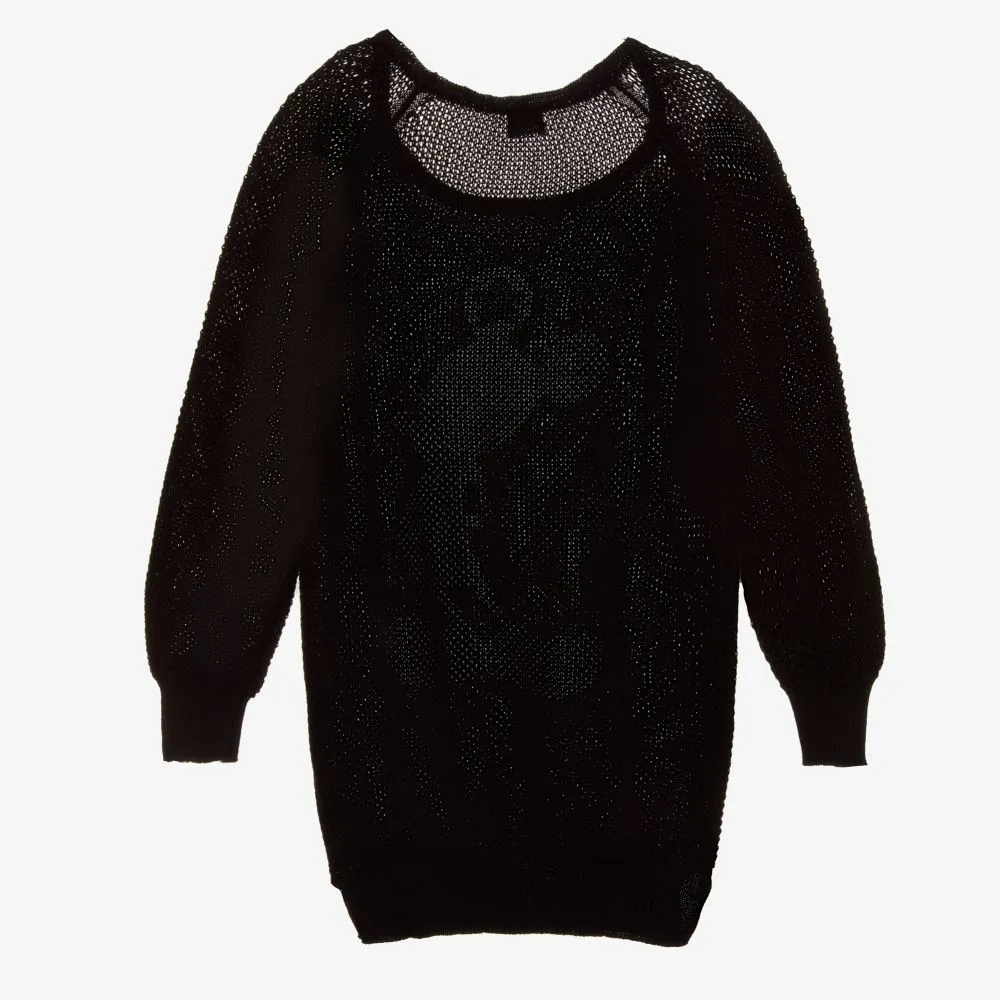 Teen Girls Black Sweater