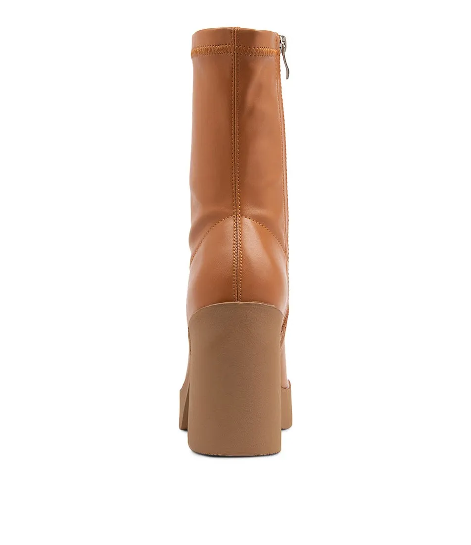 THERAPY Jagger Camel Ankle Boots