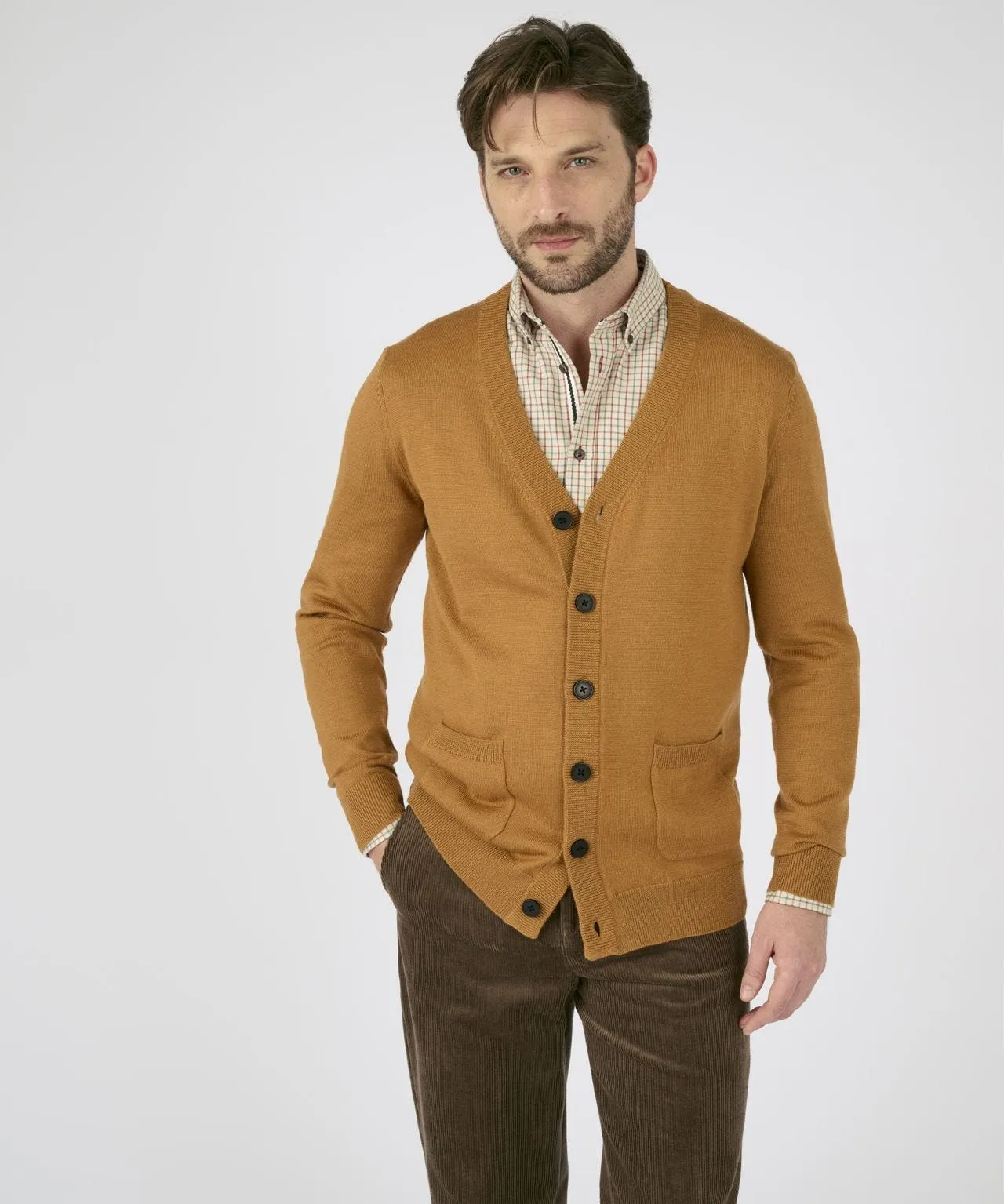 Thermal V-neck Cardigan