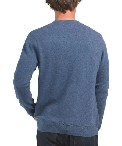 Tj Maxx Merino Wool And Cashmere Blend Crew Neck Sweater For Men