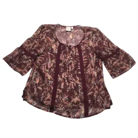 Top Long Sleeve By Lc Lauren Conrad  Size: 2x