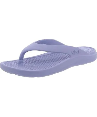 Totes Womens Slip on Flat Flip-Flops