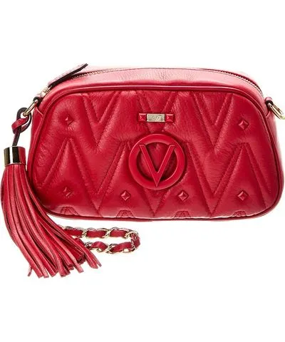 Valentino By Mario Valentino Bella Diamond Leather Crossbody