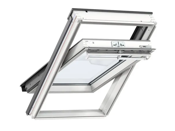 Velux GGL MK12 2070 Centre Pivot Roof Window White Painted Pine 780 x 1800mm