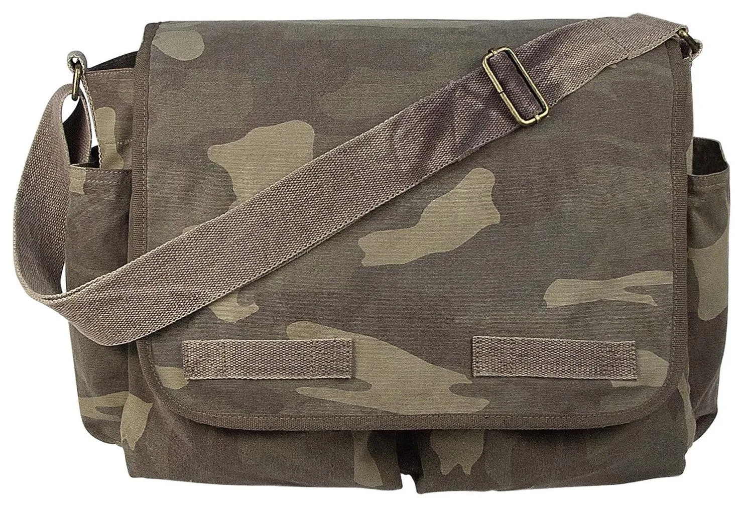 Vintage Washed Canvas Messenger Bag by Rothco