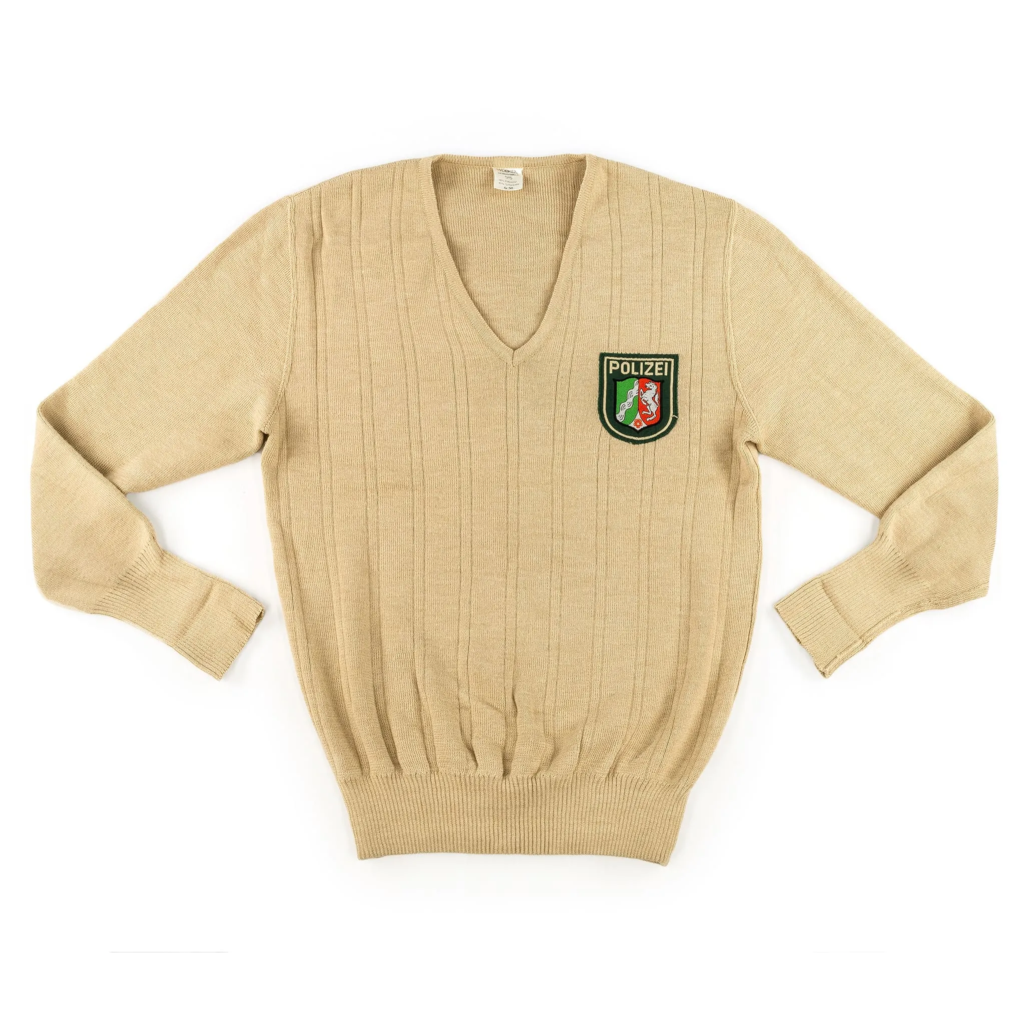 West German Polizei V-Neck Sweater