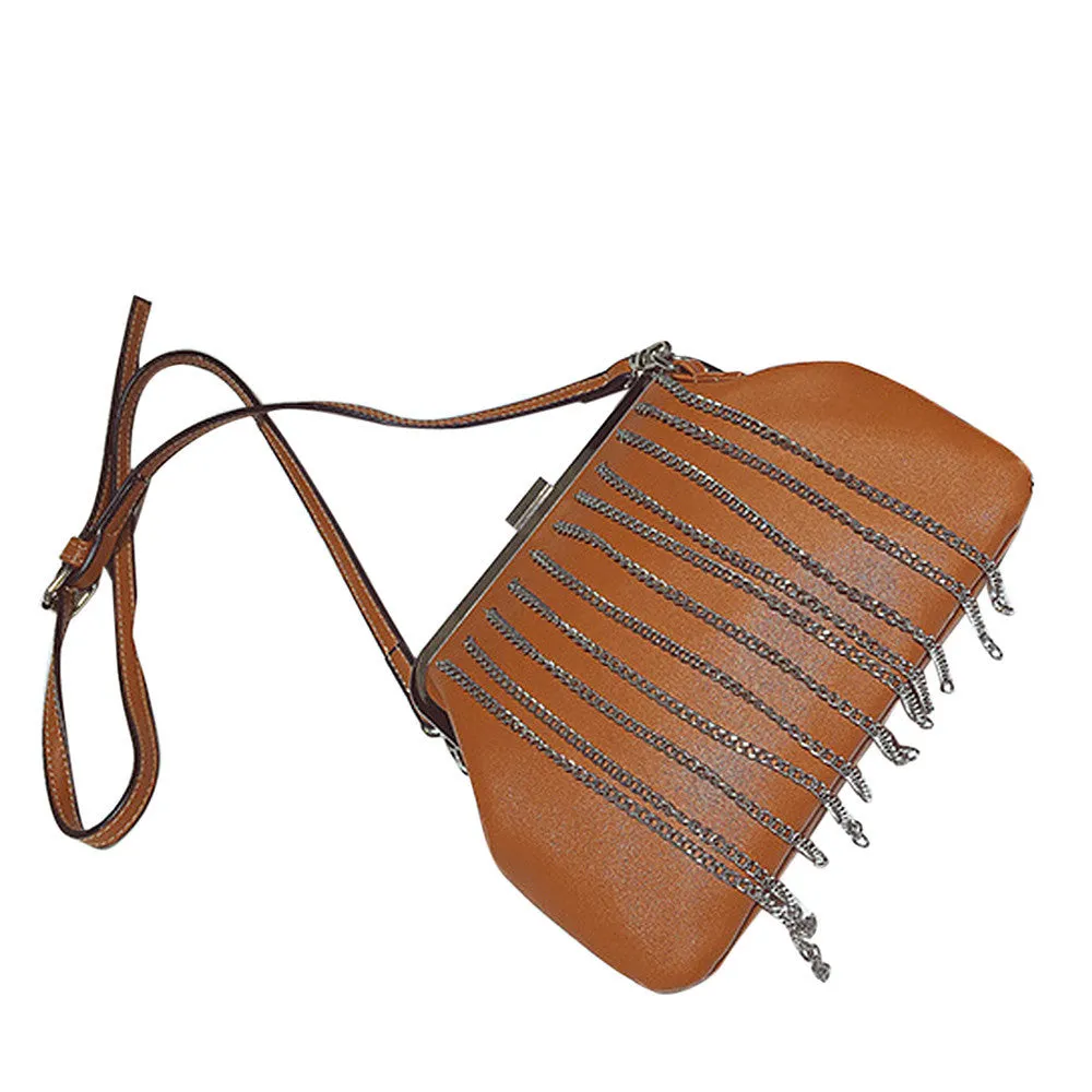 Women bag Fringe Tassel Chain Shoulder Bag Women Messenger Bag Crossbody Hbag Satchel bolsos