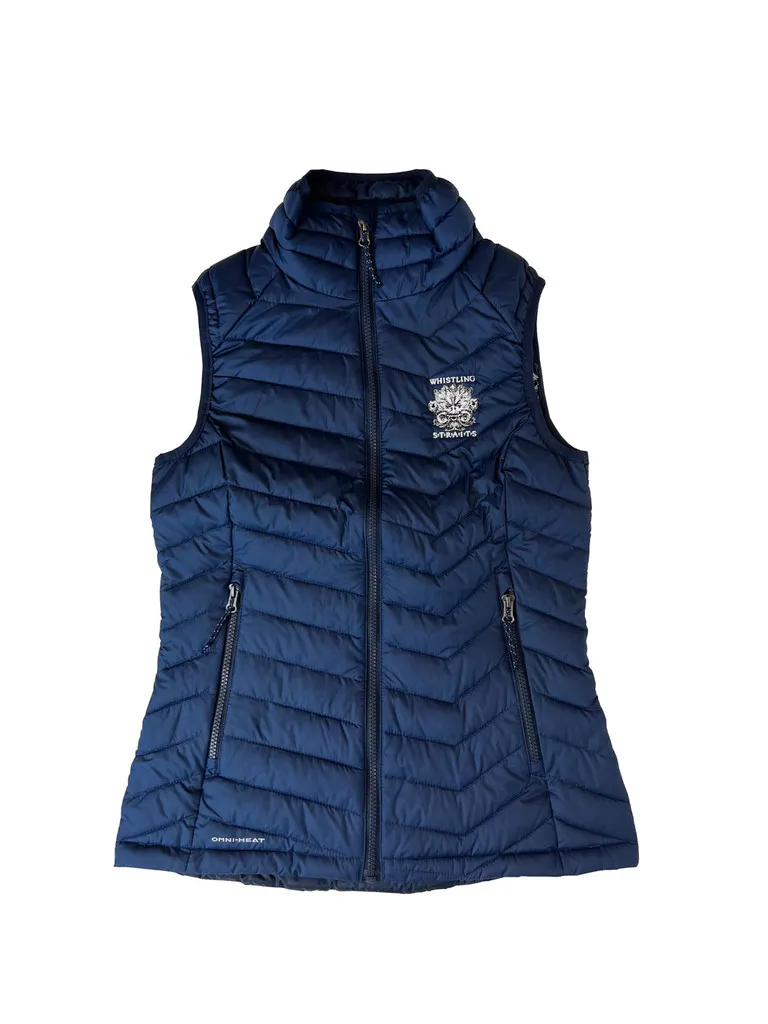 WOMEN'S COLUMBIA® POWDER LITE VEST. WHISTLING STRAITS® LOGO EXCLUSIVELY.