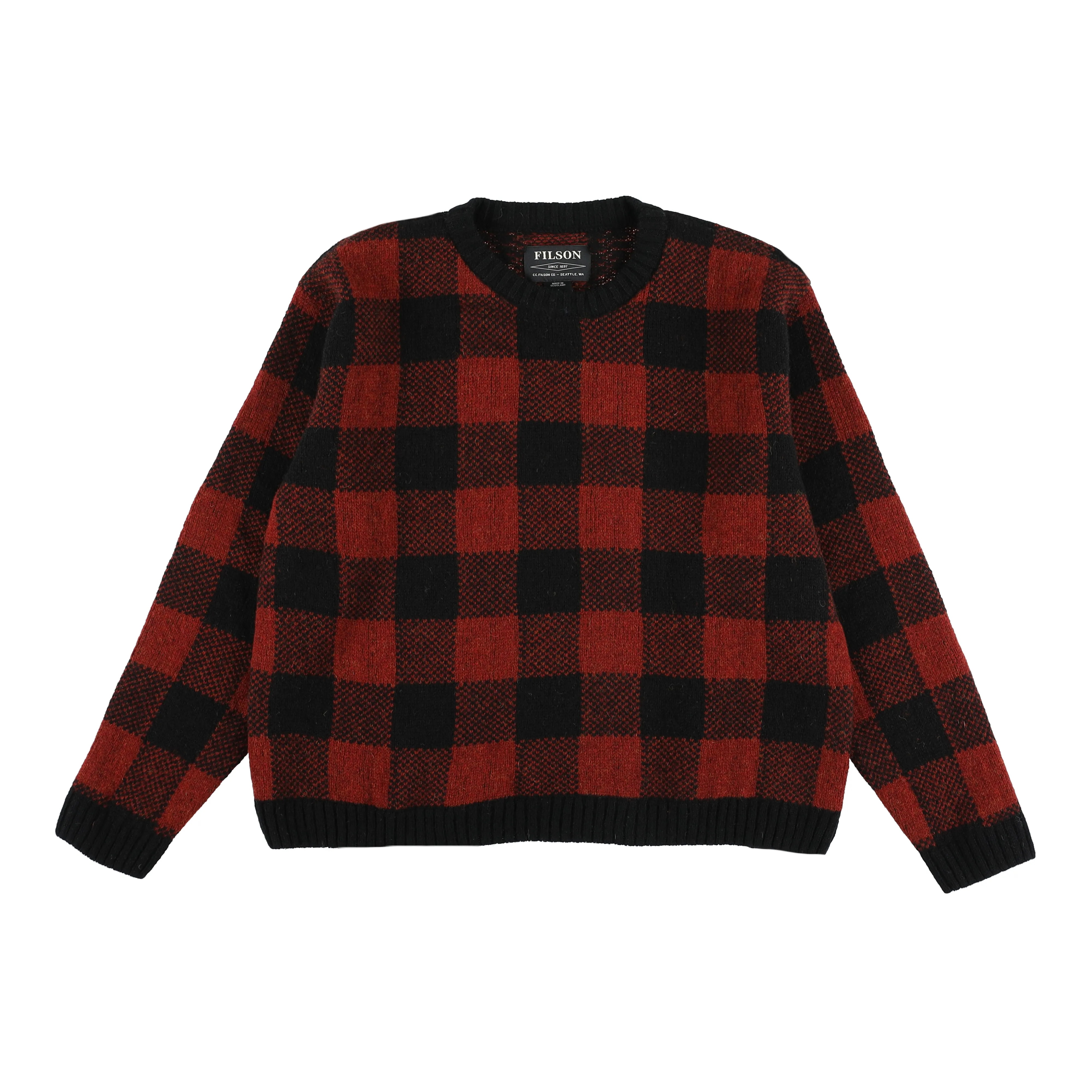 Women's Buffalo Check Sweater