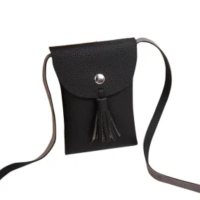 women's hbags Mini Tassel Leather Zero Purse for girls women messenger bags ladies crossbody Shoulder bag