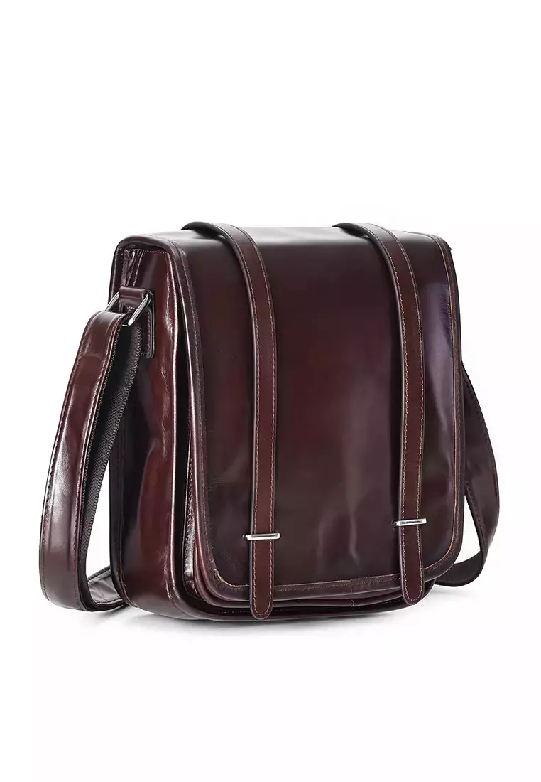 XAFITI Waxed Cowhide Messenger Bags