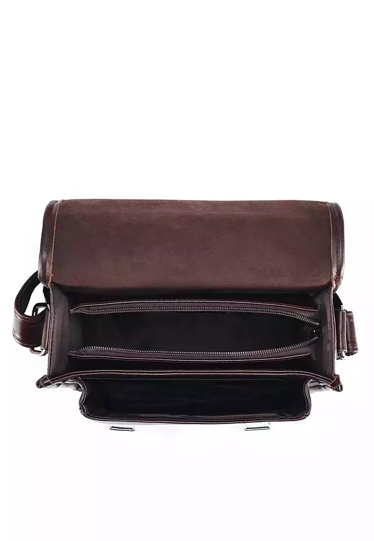 XAFITI Waxed Cowhide Messenger Bags