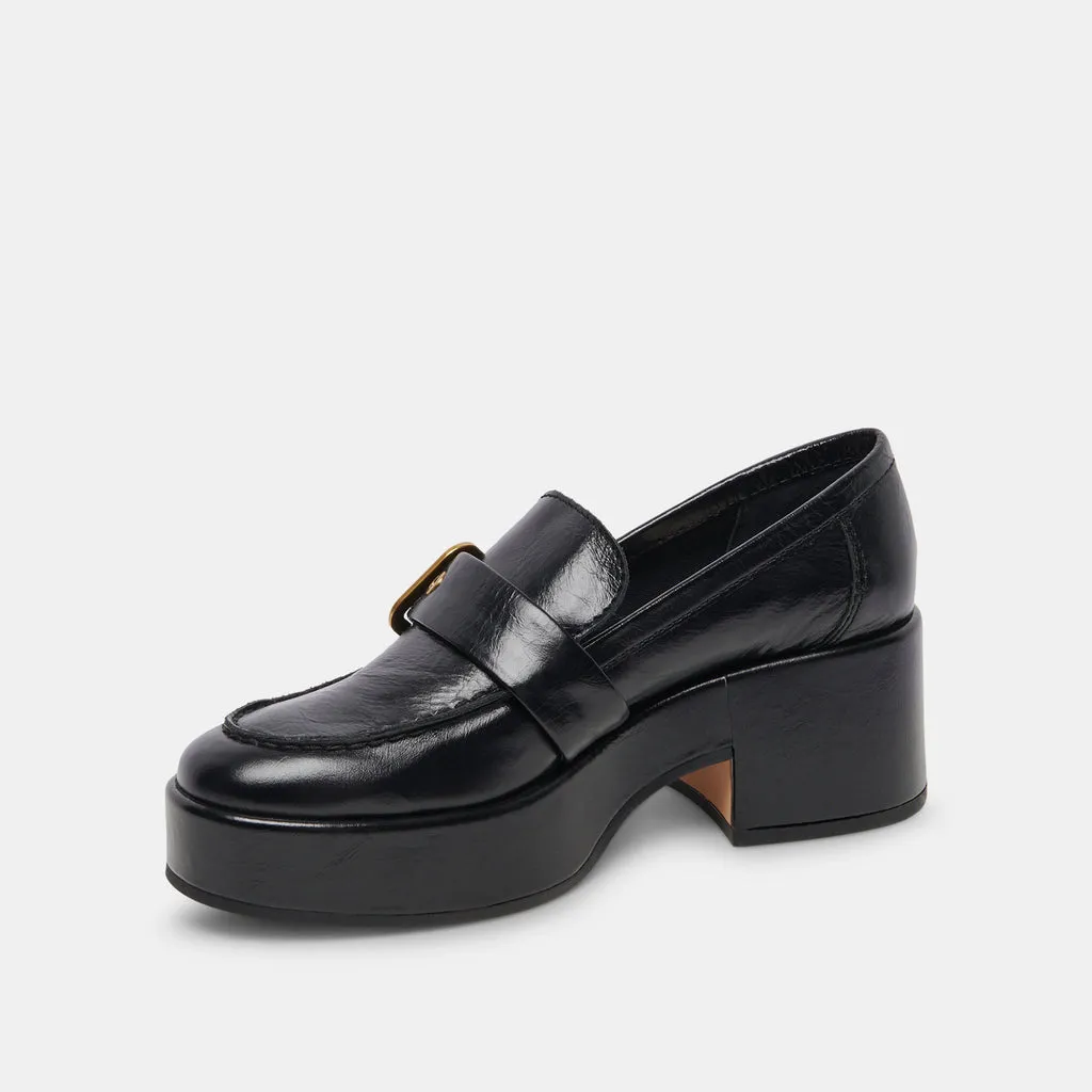 Yonder Loafers Midnight Crinkle Patent | Women's Midnight Loafers– Dolce Vita 6908080947266